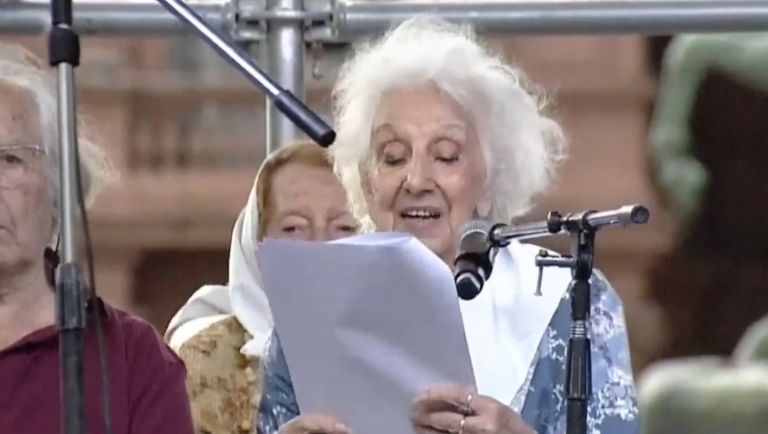 En el Día de la Memoria, Estela de Carlotto reafirmó que «nunca es tarde para recuperar la&nbsp;identidad»