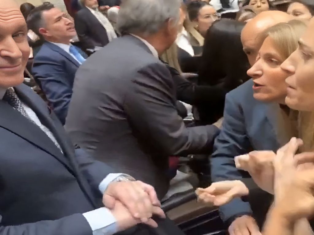 Escándalo: Diputados a los empujones por&nbsp;Espert