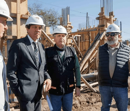 Sadir supervisó las obras en las Torres de Luján: Avanza la construcción de 52 hogares para familias&nbsp;jujeñas