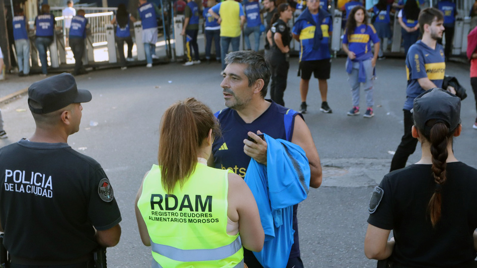 Más de 30 deudores alimentarios detectados en&nbsp;estadios